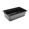 Container GN 1/1 black polycarbonate