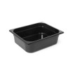 Container GN 1/2 black polycarbonate