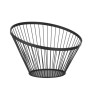 Fruit basket angled round black