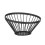 Fruit basket angled round black
