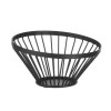 Fruit basket angled round black