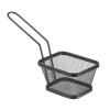 Deep frying basket miniatures stackable black