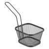 Deep frying basket miniatures stackable black