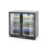 Back bar refrigerator double doors, 200 l