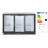 Back bar refrigerator sliding doors 303L