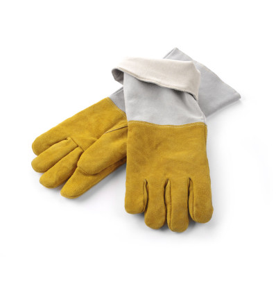 Oven gloves leather - 2 pcs