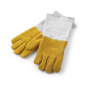 Oven gloves leather - 2 pcs