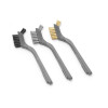 Wire brush set narrow - 3 pcs