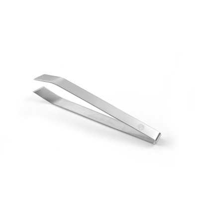 Fish bone tweezers, slanted head