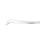 Tweezer, curved, with profiled handle