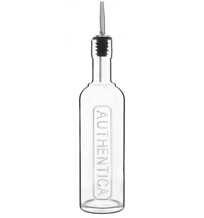 Authentica bottle with silicone/stainless steel (18/8) pourer 250ml