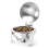 Chafing dish round satin finish