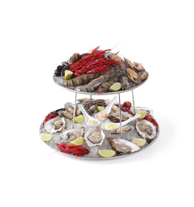 Sea food tray stand