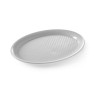 Polypropylene fast food tray, oval