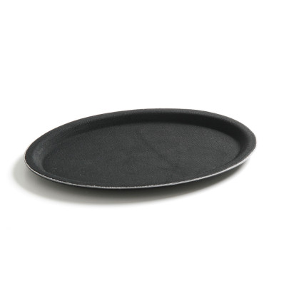 Polyester tray, non-slip, oval