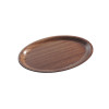 Serving tray, oval, non-slip, laminated