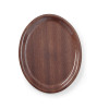 Serving tray, oval, non-slip, laminated