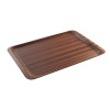 Serving tray, rectangular, non-slip, laminated