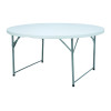 Buffet table round foldable