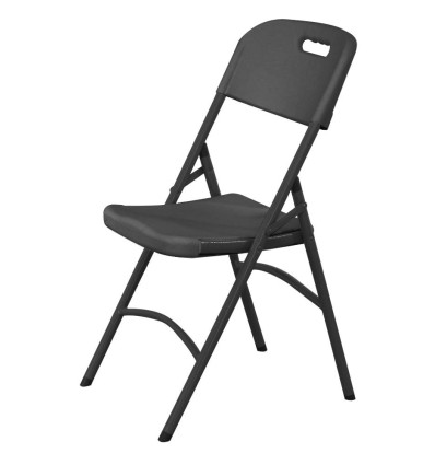 Krēsls, salokāms, melns