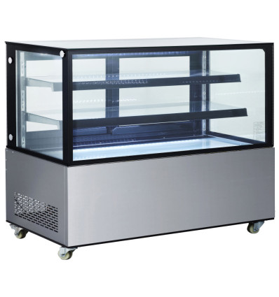 Refrigerated display cabinets with 2 shelves