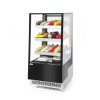 Refrigerated display cabinets with 3 slanted shelves
