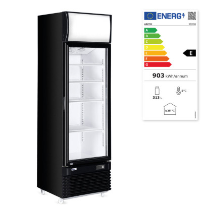 Display refrigerator single door 313L