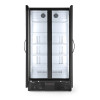 Back bar refrigerator double doors, 448 l