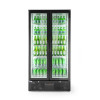 Back bar refrigerator double doors, 448 l