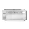 Three door freezer counter Kitchen Line 390L