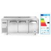 Three door freezer counter Kitchen Line 390L