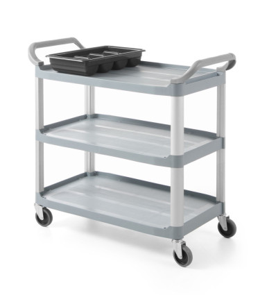 3-shelf service cart