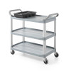 3-shelf service cart