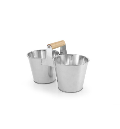 Double bucket with handle