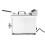 Induction deep fryer with drain tap, 8 l