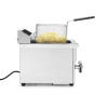 Induction deep fryer with drain tap, 8 l