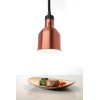 Rise and fall heat lamp cylindrical