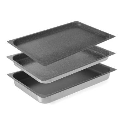 Container with non-stick coating