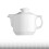 Tējas kanna PRAHA porcelāna  +vāciņš ,0.75l