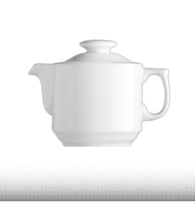 Tējas kanna PRAHA porcelāna  +vāciņš ,0.75l