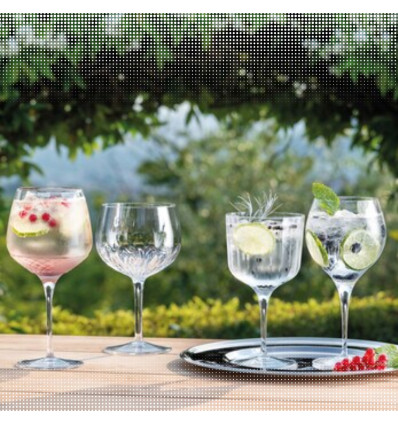 GIN kokt.glāžu kompl. 4 gab.LB