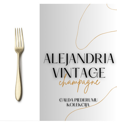 Dakša kūku Vintage-ALEJANDRIA  Champagne