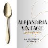 Karote pusdienu ALEJANDRIA Vintage- Champagne