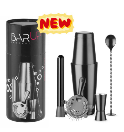 BĀRA piederumu kompl.5 pr.MELNS HD