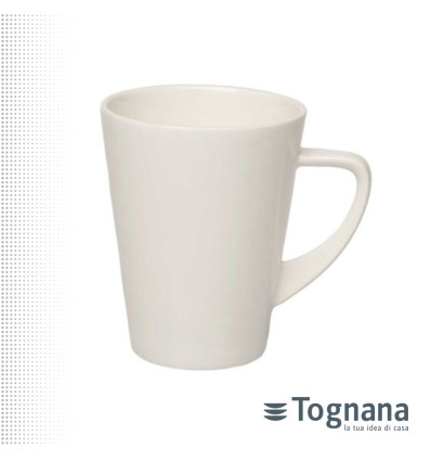 Krūze porcelāna balta INFINITY, 360 ml