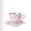 LEANDER Sonata Rozā porc.Tase 0,15 l / apakšt
