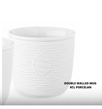 KRŪZE dubultsienu 18 cl porcelāna BG