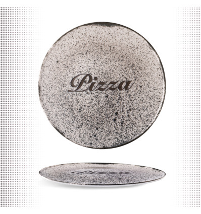 PICAS šķivis 32 cm porc.ar dek.-uzraksts